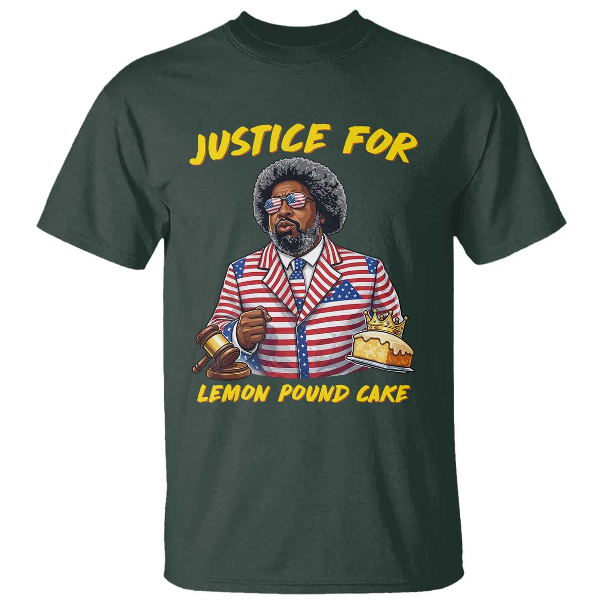 Justice for Lemon Pound Cake Funny Viral  Meme T Shirt Edgy Hip Hop Humor Parody Gift for Rap Fans