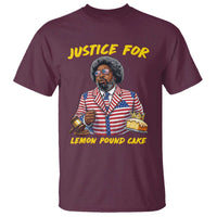 Justice for Lemon Pound Cake Funny Viral  Meme T Shirt Edgy Hip Hop Humor Parody Gift for Rap Fans