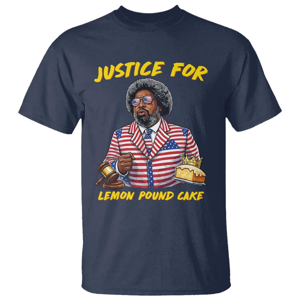 Justice for Lemon Pound Cake Funny Viral  Meme T Shirt Edgy Hip Hop Humor Parody Gift for Rap Fans