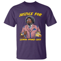 Justice for Lemon Pound Cake Funny Viral  Meme T Shirt Edgy Hip Hop Humor Parody Gift for Rap Fans