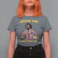 Justice for Lemon Pound Cake Funny Viral  Meme T Shirt For Women Edgy Hip Hop Humor Parody Gift for Rap Fans