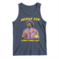 Justice for Lemon Pound Cake Funny Viral  Meme Tank Top Edgy Hip Hop Humor Parody Gift for Rap Fans
