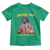 Justice for Lemon Pound Cake Funny Viral  Meme Toddler T Shirt Edgy Hip Hop Humor Parody Gift for Rap Fans