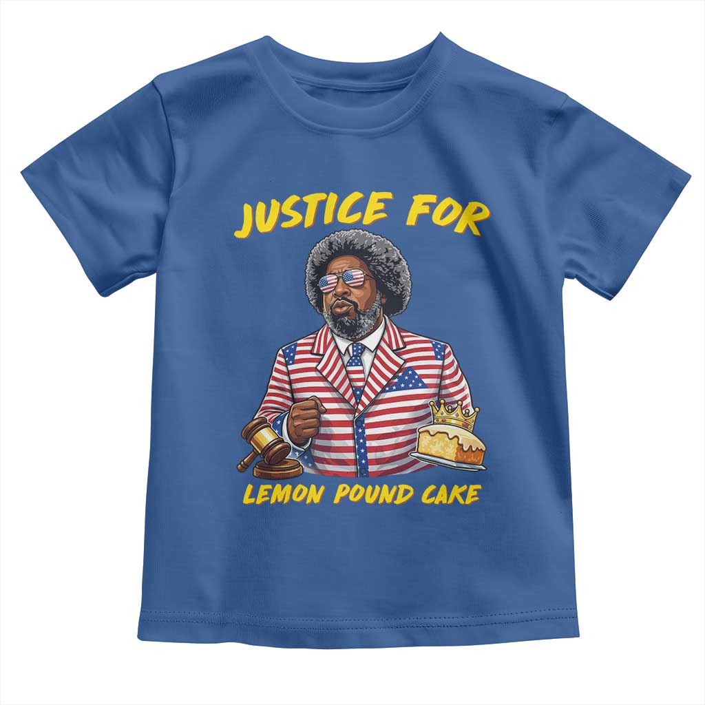 Justice for Lemon Pound Cake Funny Viral  Meme Toddler T Shirt Edgy Hip Hop Humor Parody Gift for Rap Fans