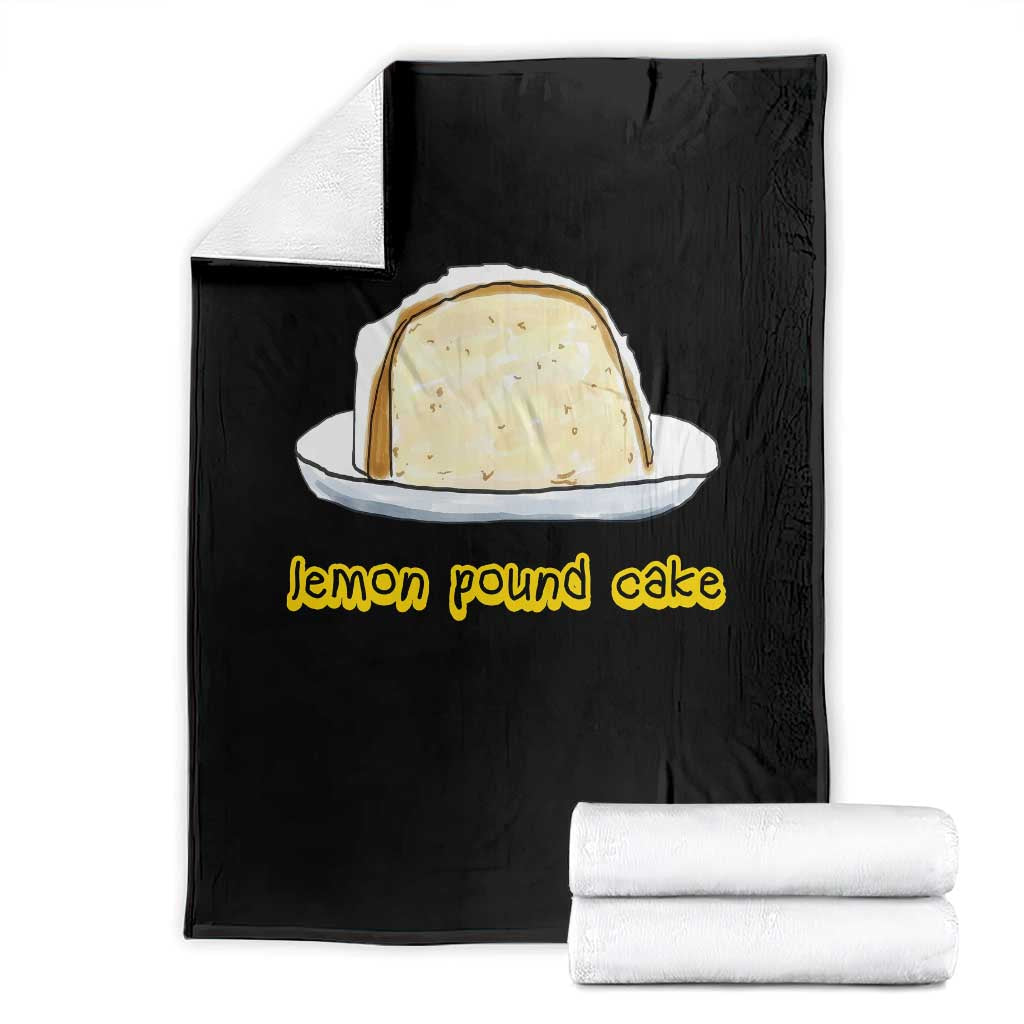 Lemon Pound Cake Funny Meme Throw Blanket Viral Edgy Hip Hop Humor Parody Gift for Rap Fans
