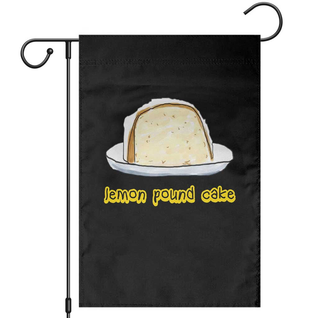 Lemon Pound Cake Funny Meme Garden Flag Viral Edgy Hip Hop Humor Parody Gift for Rap Fans