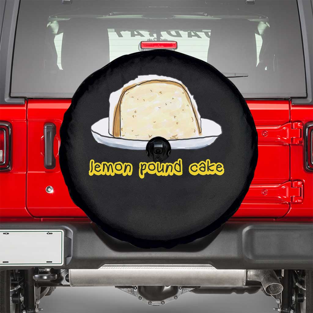 Lemon Pound Cake Funny Meme Spare Tire Cover Viral Edgy Hip Hop Humor Parody Gift for Rap Fans