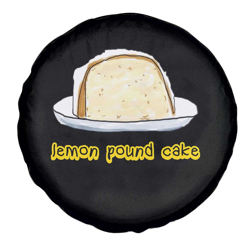 Lemon Pound Cake Funny Meme Spare Tire Cover Viral Edgy Hip Hop Humor Parody Gift for Rap Fans