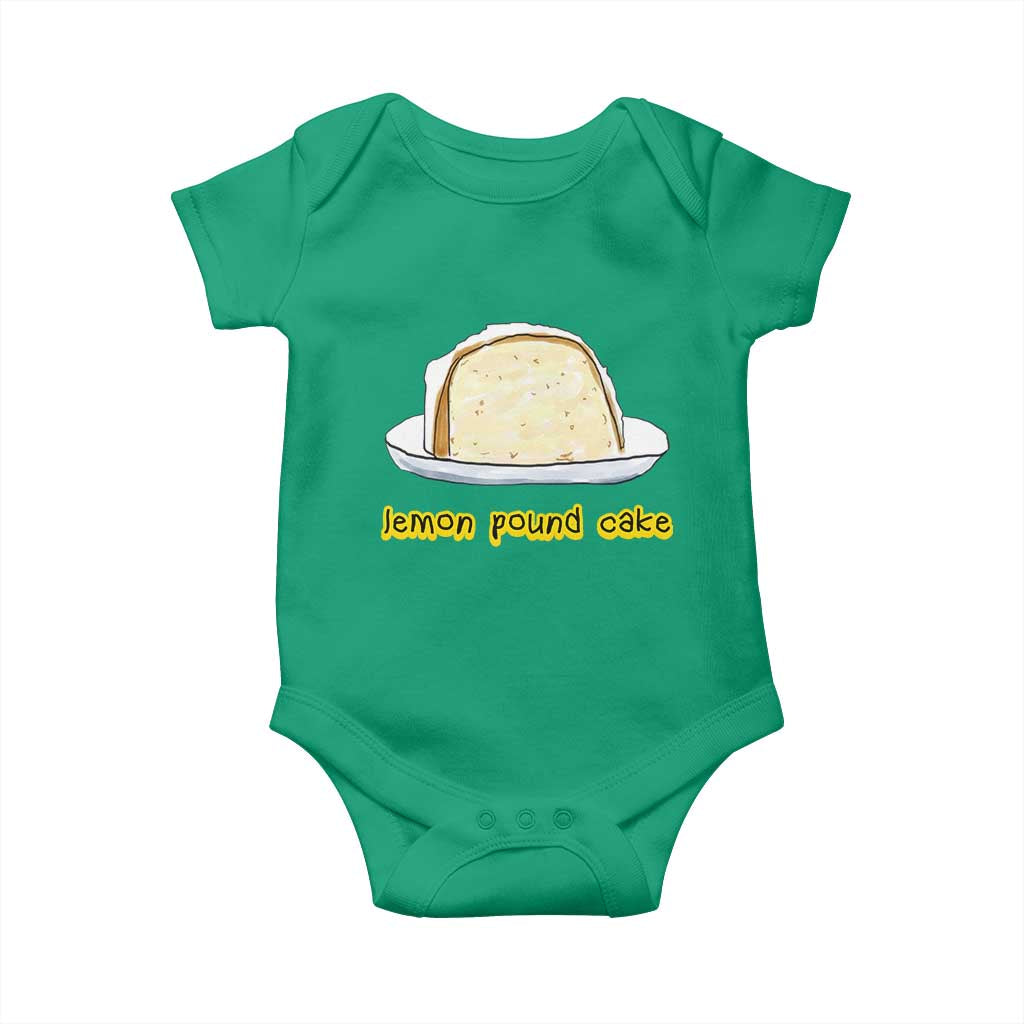 Lemon Pound Cake Funny Meme Baby Onesie Viral Edgy Hip Hop Humor Parody Gift for Rap Fans