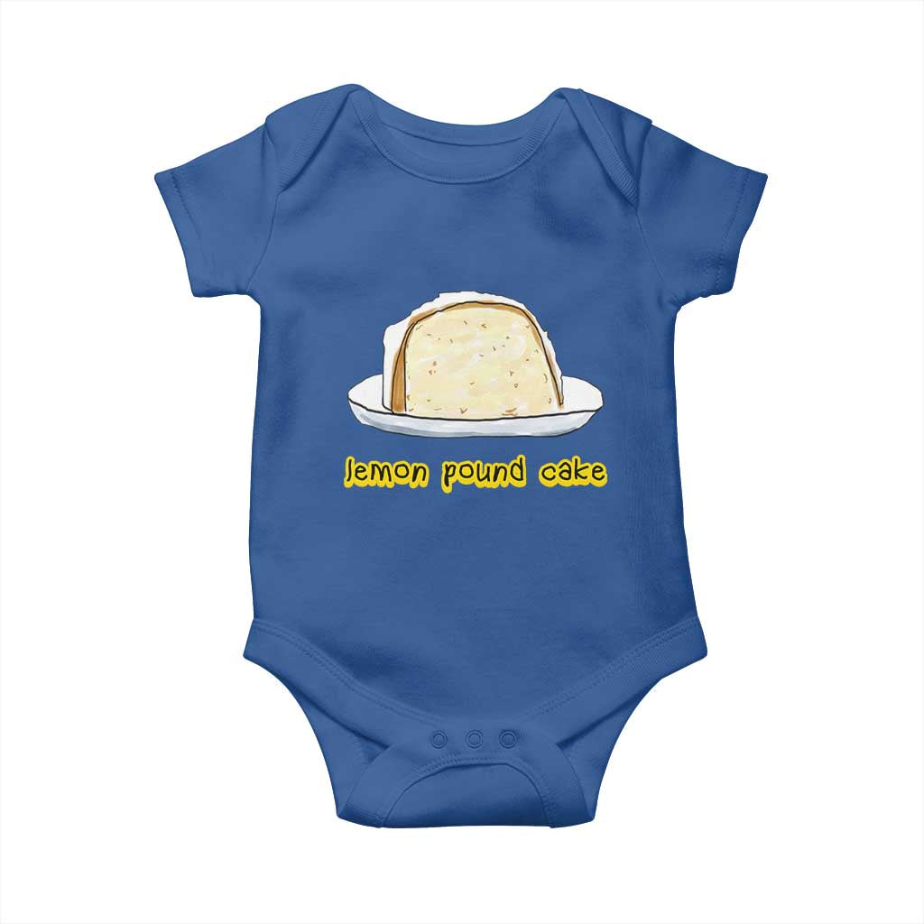 Lemon Pound Cake Funny Meme Baby Onesie Viral Edgy Hip Hop Humor Parody Gift for Rap Fans