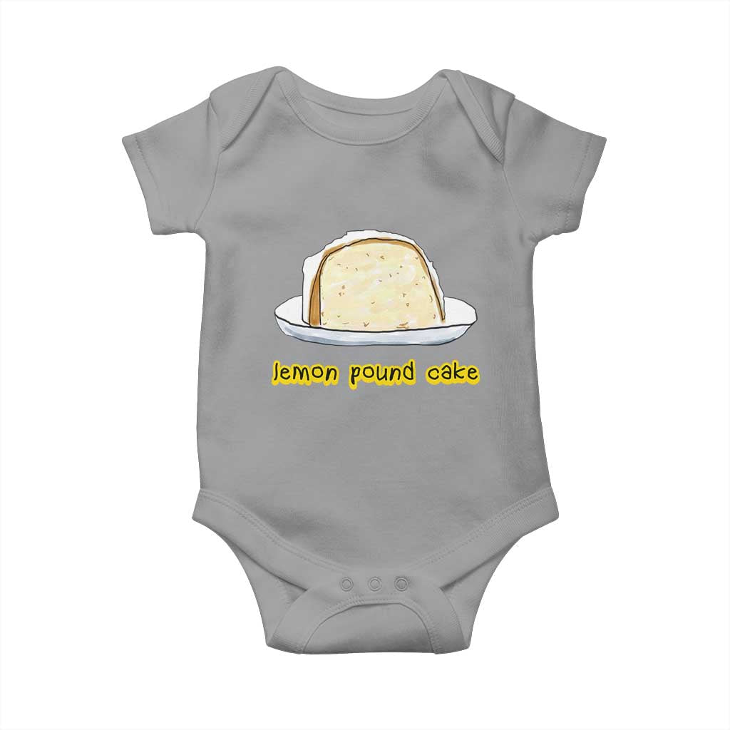 Lemon Pound Cake Funny Meme Baby Onesie Viral Edgy Hip Hop Humor Parody Gift for Rap Fans