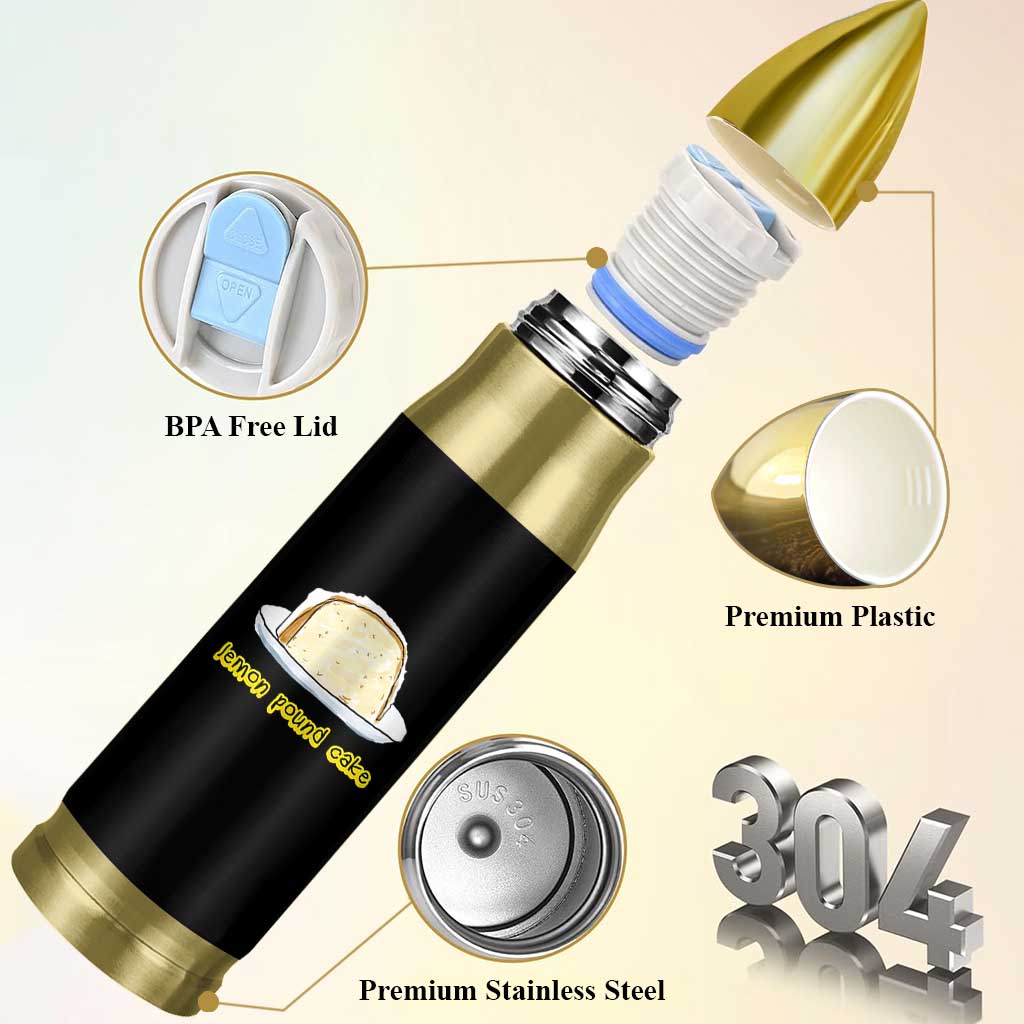 Lemon Pound Cake Funny Meme Bullet Tumbler Viral Edgy Hip Hop Humor Parody Gift for Rap Fans