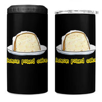 Lemon Pound Cake Funny Meme 4 in 1 Can Cooler Tumbler Viral Edgy Hip Hop Humor Parody Gift for Rap Fans
