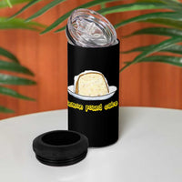 Lemon Pound Cake Funny Meme 4 in 1 Can Cooler Tumbler Viral Edgy Hip Hop Humor Parody Gift for Rap Fans