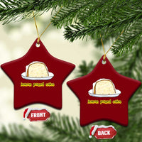 Lemon Pound Cake Funny Meme Ceramic Ornament Viral Edgy Hip Hop Humor Parody Gift for Rap Fans