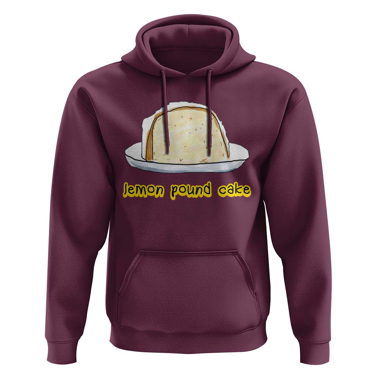 Lemon Pound Cake Funny Meme Hoodie Viral Edgy Hip Hop Humor Parody Gift for Rap Fans