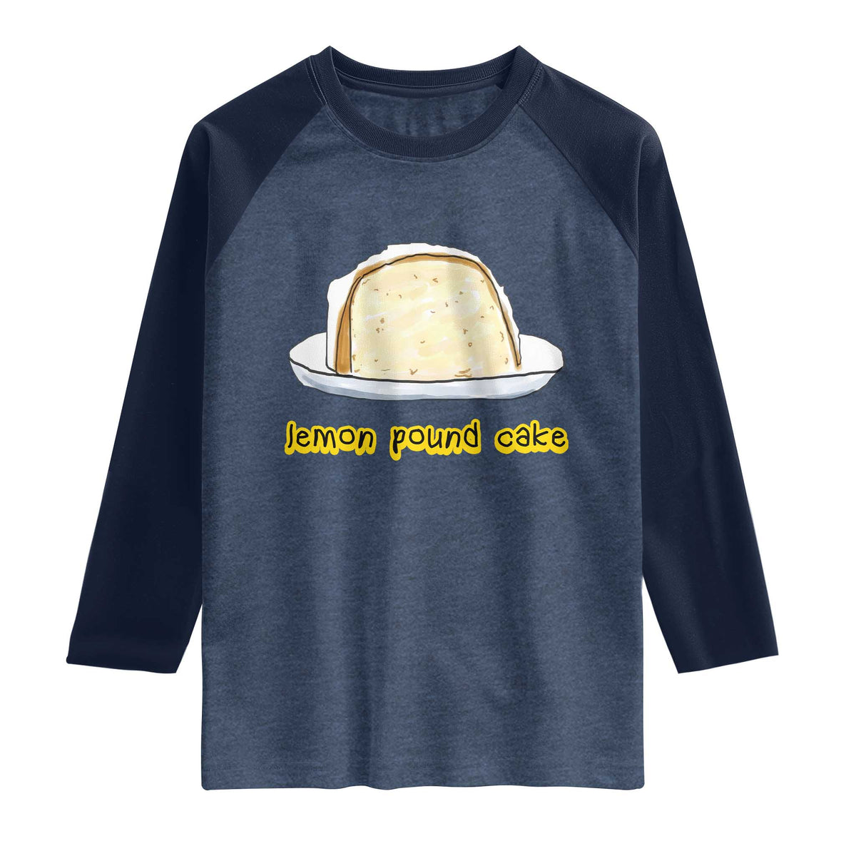 Lemon Pound Cake Funny Meme Raglan Shirt Viral Edgy Hip Hop Humor Parody Gift for Rap Fans
