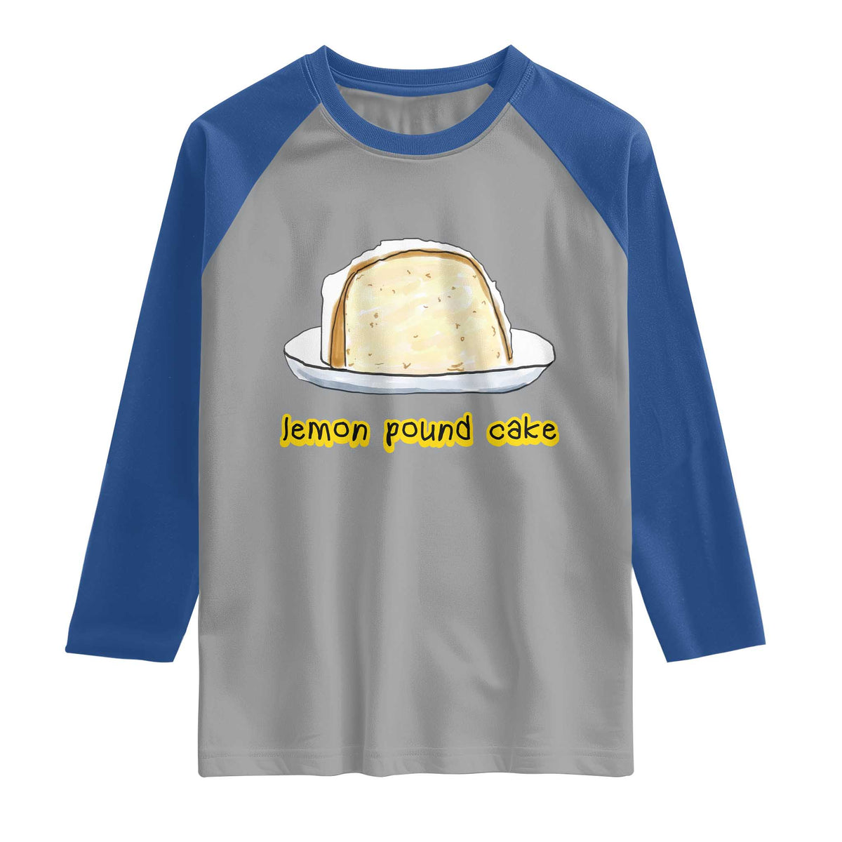 Lemon Pound Cake Funny Meme Raglan Shirt Viral Edgy Hip Hop Humor Parody Gift for Rap Fans