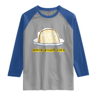 Lemon Pound Cake Funny Meme Raglan Shirt Viral Edgy Hip Hop Humor Parody Gift for Rap Fans