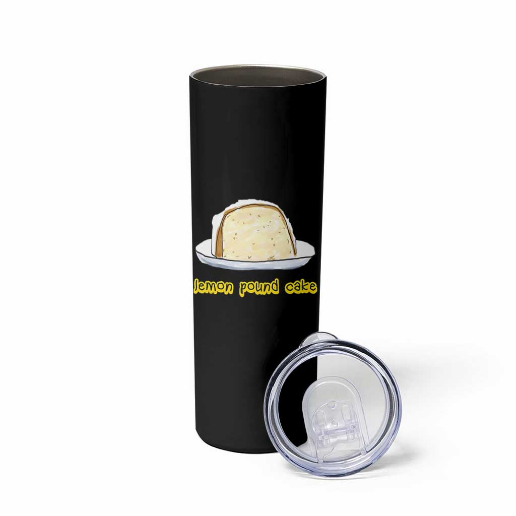 Lemon Pound Cake Funny Meme Skinny Tumbler Viral Edgy Hip Hop Humor Parody Gift for Rap Fans