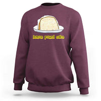 Lemon Pound Cake Funny Meme Sweatshirt Viral Edgy Hip Hop Humor Parody Gift for Rap Fans