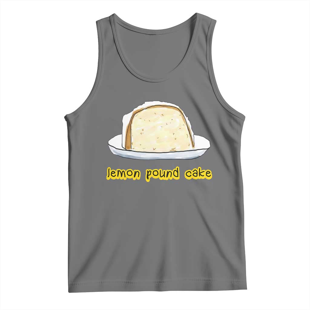 Lemon Pound Cake Funny Meme Tank Top Viral Edgy Hip Hop Humor Parody Gift for Rap Fans