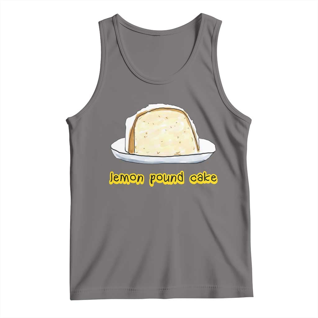 Lemon Pound Cake Funny Meme Tank Top Viral Edgy Hip Hop Humor Parody Gift for Rap Fans