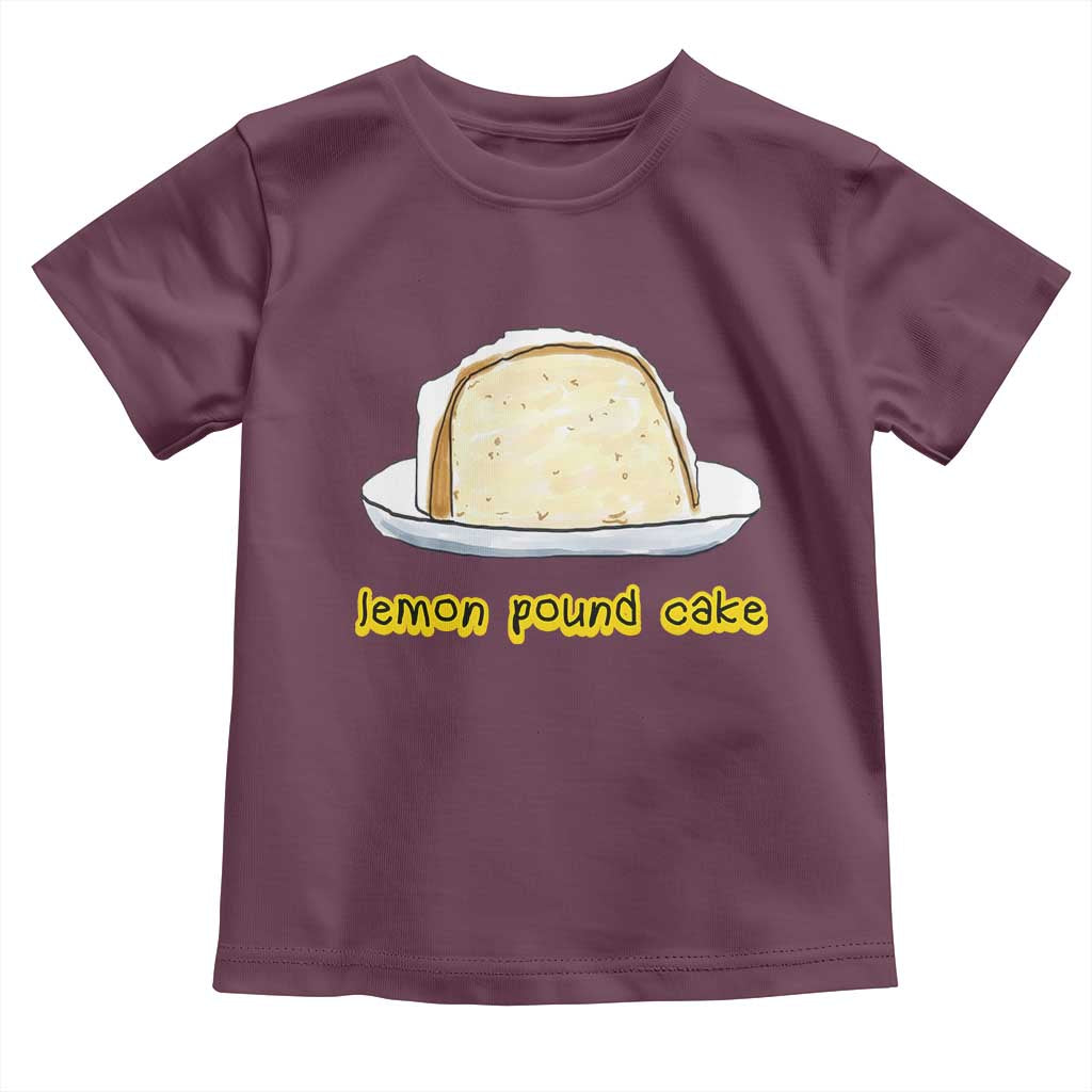 Lemon Pound Cake Funny Meme Toddler T Shirt Viral Edgy Hip Hop Humor Parody Gift for Rap Fans