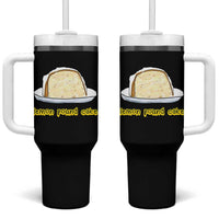 Lemon Pound Cake Funny Meme Tumbler With Handle Viral Edgy Hip Hop Humor Parody Gift for Rap Fans