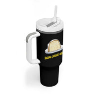 Lemon Pound Cake Funny Meme Tumbler With Handle Viral Edgy Hip Hop Humor Parody Gift for Rap Fans