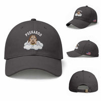 Peekaboo Jesus Funny Christian Baseball Cap Faith Humor Savior in Clouds Religious Meme