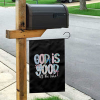 God Is Good All The Time Coquette Christian Faith Garden Flag Floral Patchwork Aesthetic Bow Cute Religious Gift
