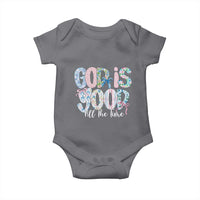 God Is Good All The Time Coquette Christian Faith Baby Onesie Floral Patchwork Aesthetic Bow Cute Religious Gift