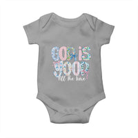 God Is Good All The Time Coquette Christian Faith Baby Onesie Floral Patchwork Aesthetic Bow Cute Religious Gift