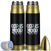 God Is Good All The Time Coquette Christian Faith Bullet Tumbler Floral Patchwork Aesthetic Bow Cute Religious Gift