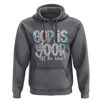 God Is Good All The Time Coquette Christian Faith Hoodie Floral Patchwork Aesthetic Bow Cute Religious Gift