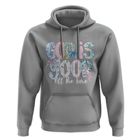 God Is Good All The Time Coquette Christian Faith Hoodie Floral Patchwork Aesthetic Bow Cute Religious Gift