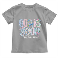 God Is Good All The Time Coquette Christian Faith Toddler T Shirt Floral Patchwork Aesthetic Bow Cute Religious Gift