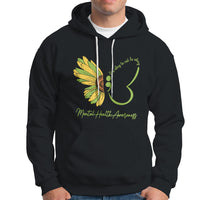 Mental Health Matters Hoodie Mental Health Awareness Butterfly Its Okay To Not Be Okay - Wonder Print Shop