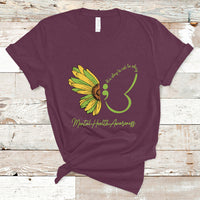 Mental Health Matters T Shirt Mental Health Awareness Butterfly Its Okay To Not Be Okay - Wonder Print Shop