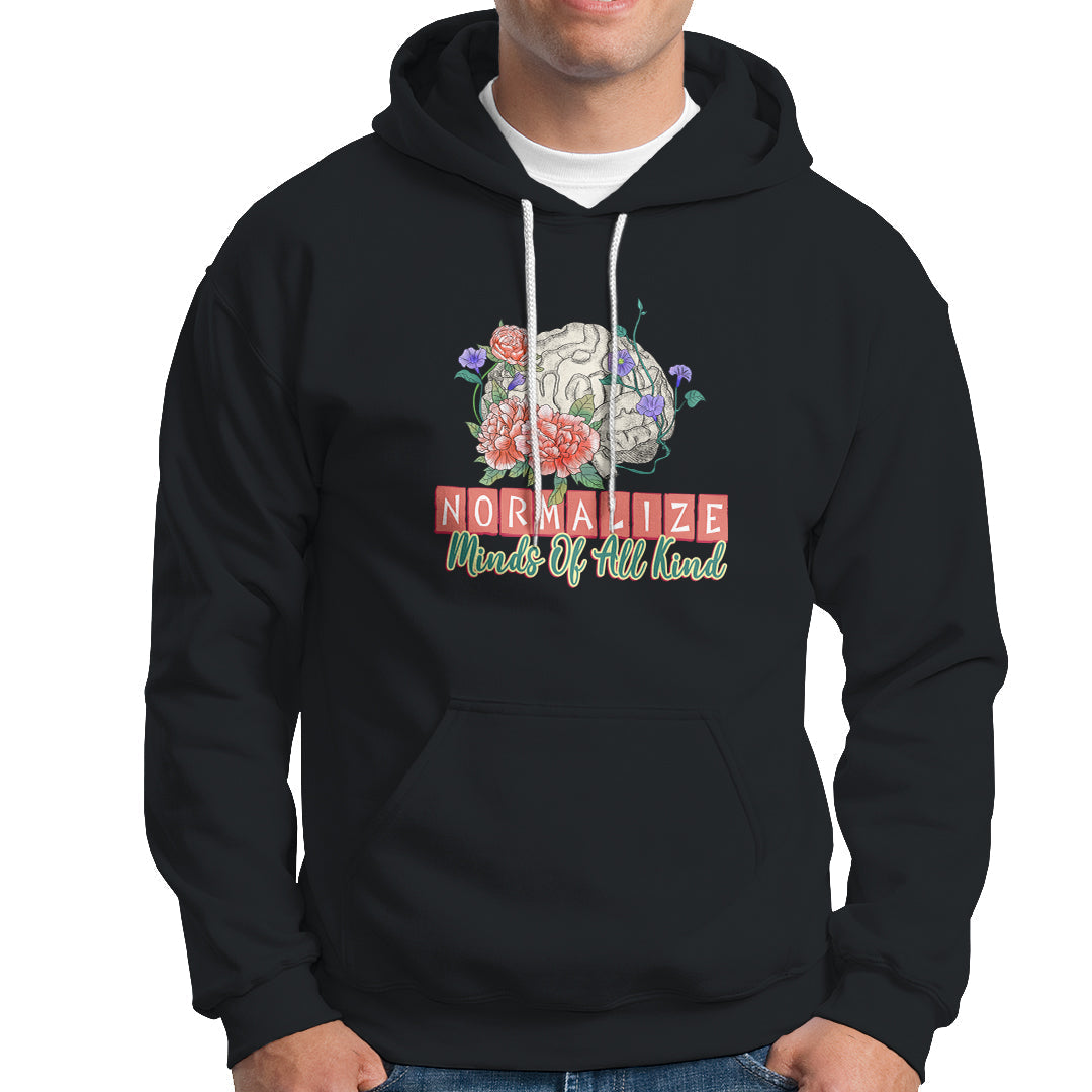 Mental Health Matters Hoodie End The Stigma Mental Health Matters Mental Awareness - Wonder Print Shop