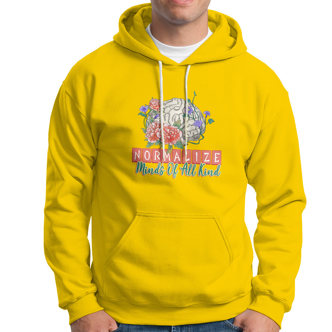 Mental Health Matters Hoodie End The Stigma Mental Health Matters Mental Awareness - Wonder Print Shop