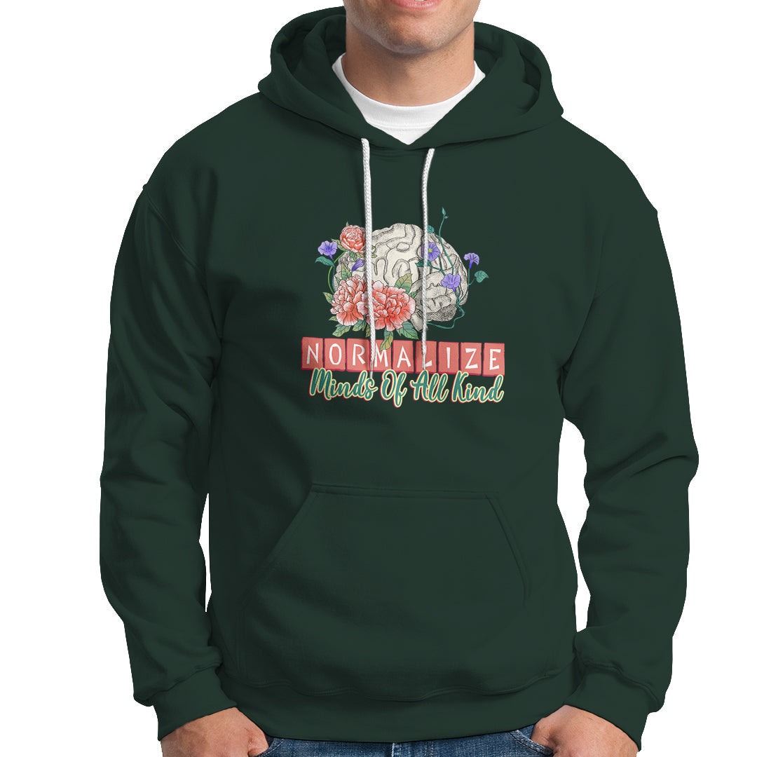 Mental Health Matters Hoodie End The Stigma Mental Health Matters Mental Awareness - Wonder Print Shop