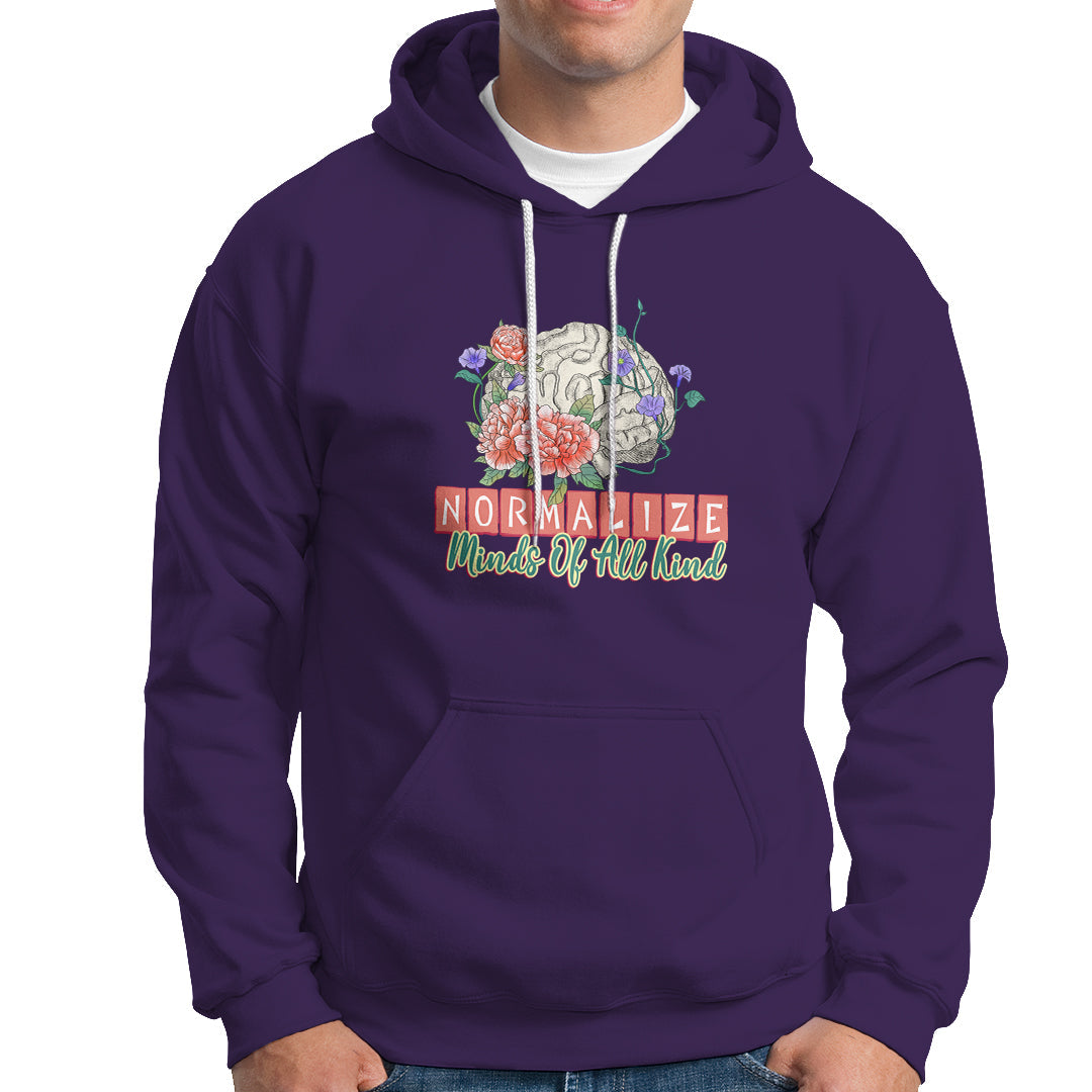 Mental Health Matters Hoodie End The Stigma Mental Health Matters Mental Awareness - Wonder Print Shop