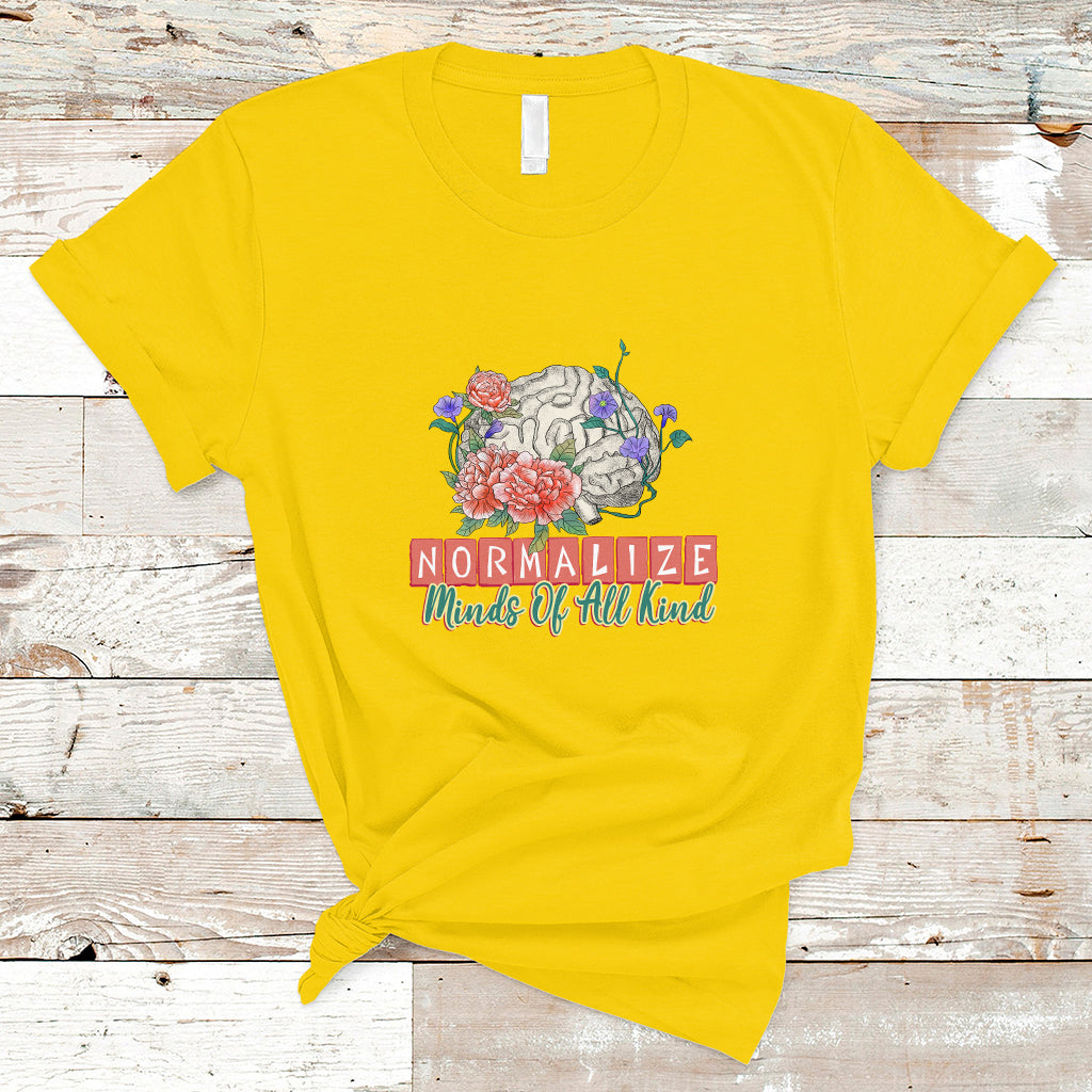 Mental Health Matters T Shirt End The Stigma Mental Health Matters Mental Awareness - Wonder Print Shop