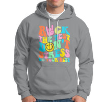 Funny Teacher Hoodie Teachers Rock The Test Don't Stress Just Do Your Best Funny Testing Day - Wonder Print Shop