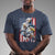 American Flag Bald Eagle Spirit US Pride Patriotic T Shirt - Wonder Print Shop
