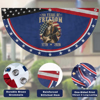 250 Years of Freedom George Washington Rock Star Patriotic Fan Flag Funny Electric Guitar Player Vintage American Flag 1776 to 2026 Semiquincentennial
