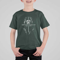 Christian Dad Lion of Judah Cross Spiritual Warrior T Shirt For Kid Fatherhood Is Kingdom Work Proverbs 22:6 Religious Fathers Day