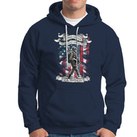 American Veteran Hoodie I Walked The Walked So You Could Talk The Talk American Flag - Wonder Print Shop